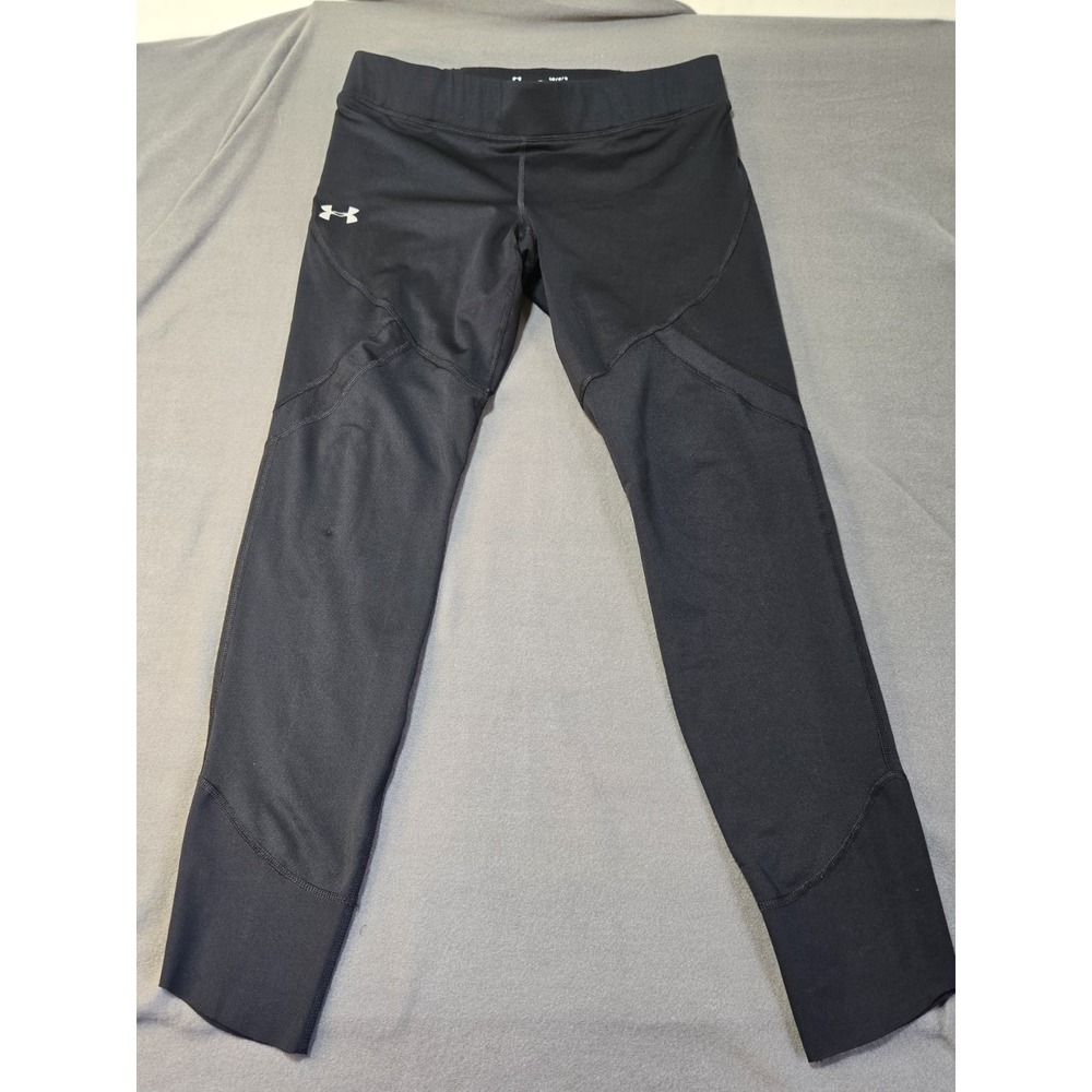 Under Armour ColdGear UA BASE Legging Black Women's Large Ankle Compression